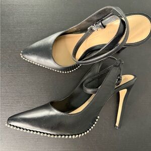 Black Slingback Heels